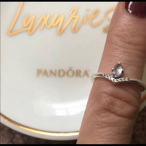 Sterling silver pandora ring